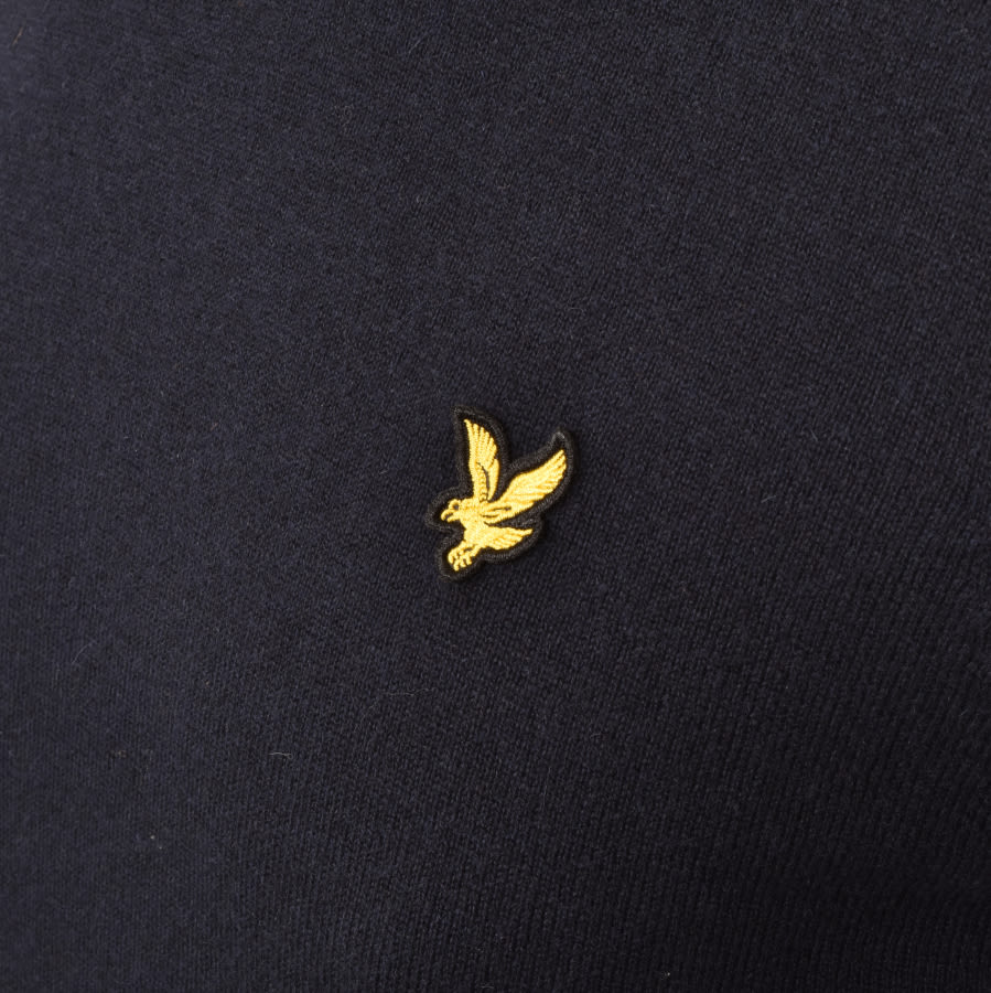 Alternative Image for ProductLyle And Scott Crew Neck Merino Knit Jumper Navy3